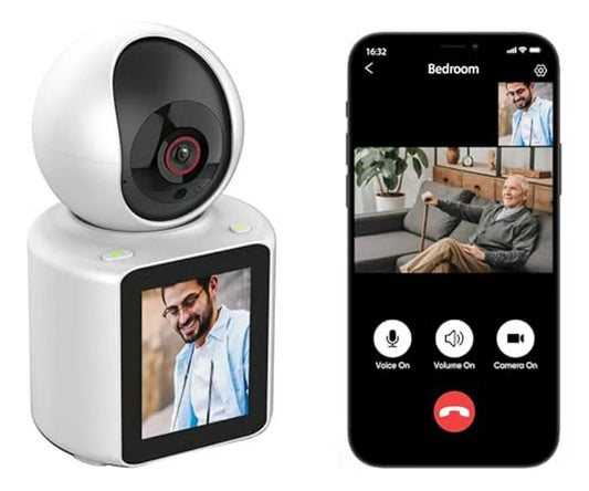 Camara Seguridad Con Pantalla Videollama
